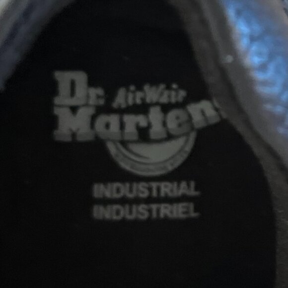Dr. Martens Unisex Industrial Hampshire Black Service Leather Shoes Sz 9M-W10 - Picture 6 of 13